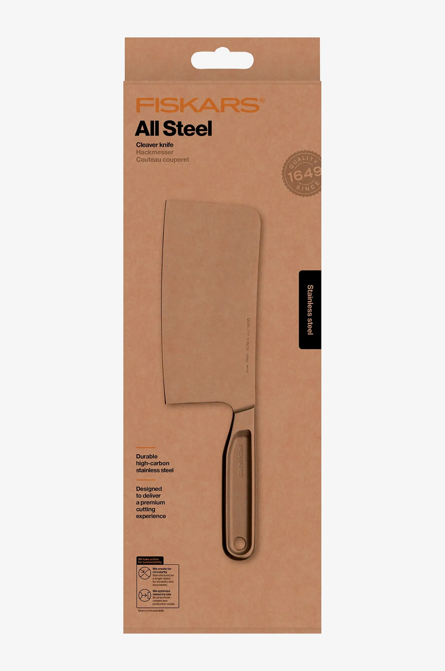 Lihaveitsi/lihakirves All Steel 16 cm