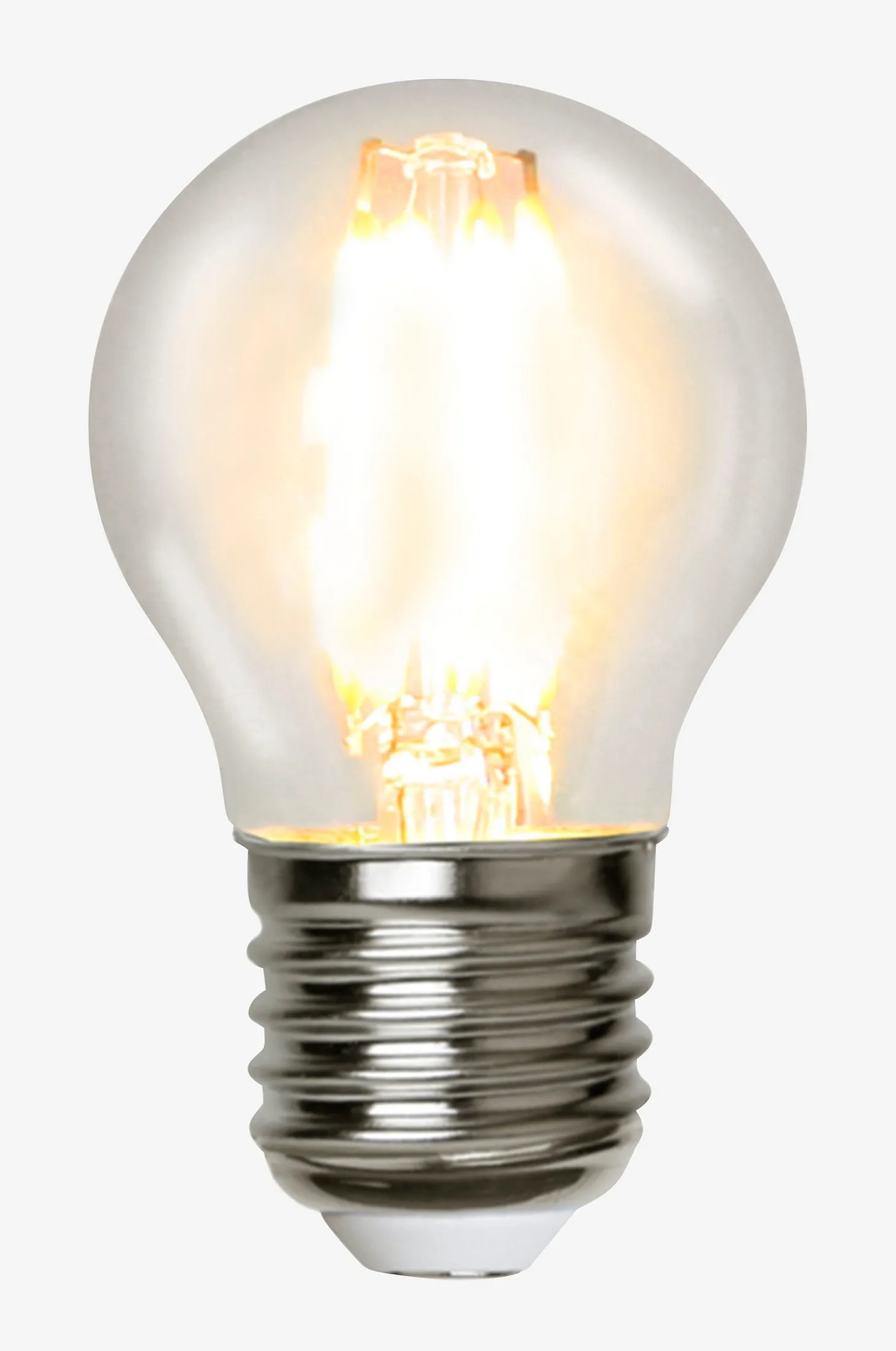 Ljuskälla E27 LED Filament Glob Klar 45 mm, 4,2W
