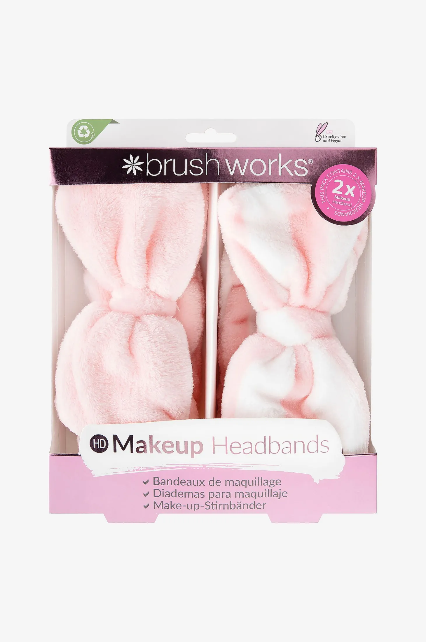 Makeup Headbands, 2/pakk.