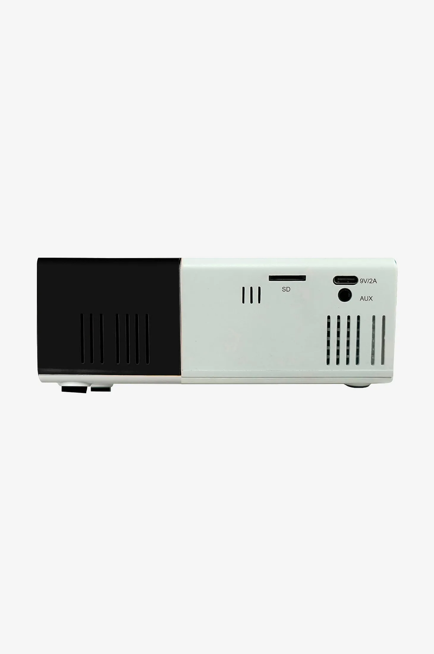 Mini projektori Hdmi, Usb-c ja microsd-kortinlukija