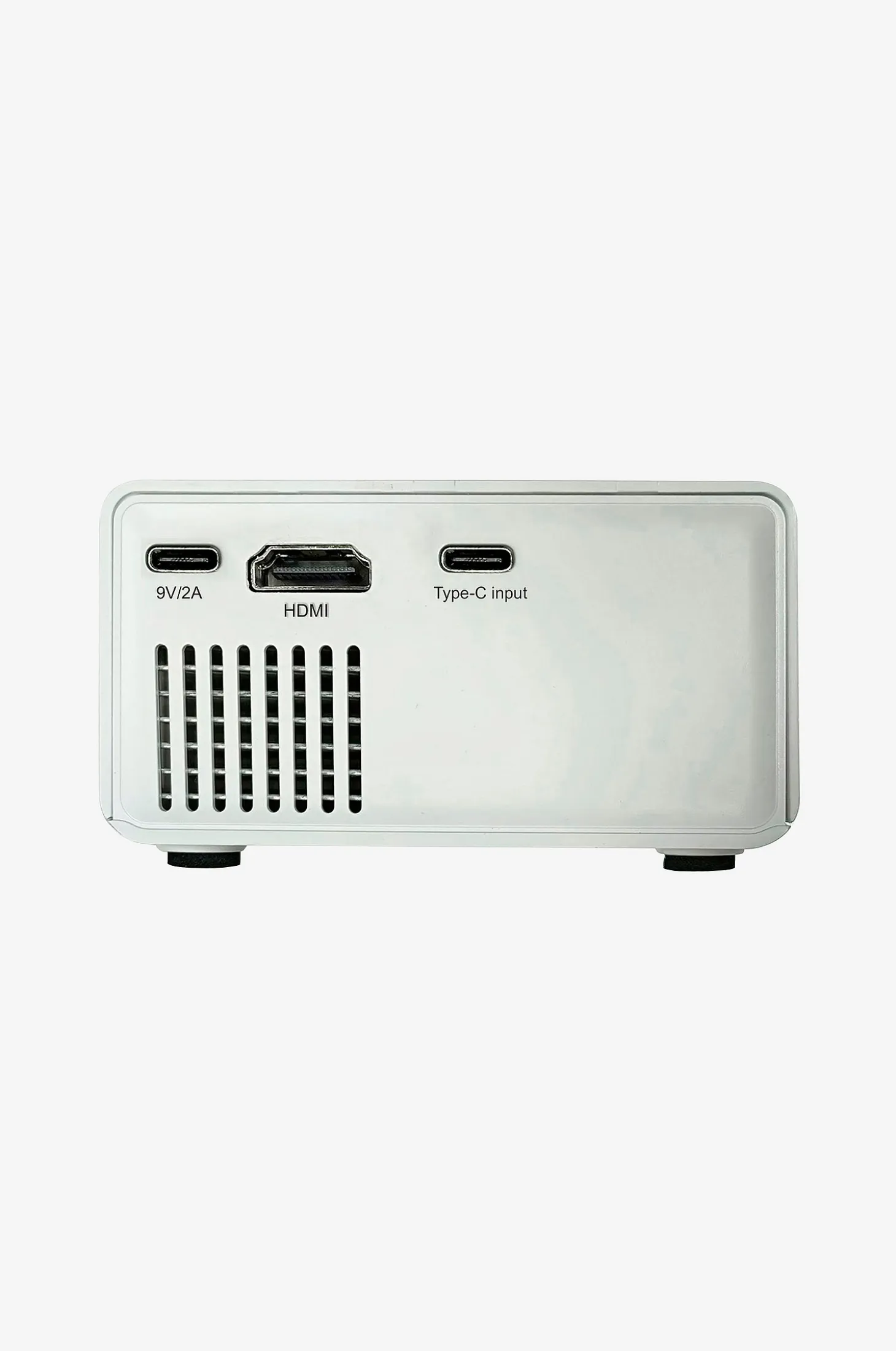 Mini projektori Hdmi, Usb-c ja microsd-kortinlukija