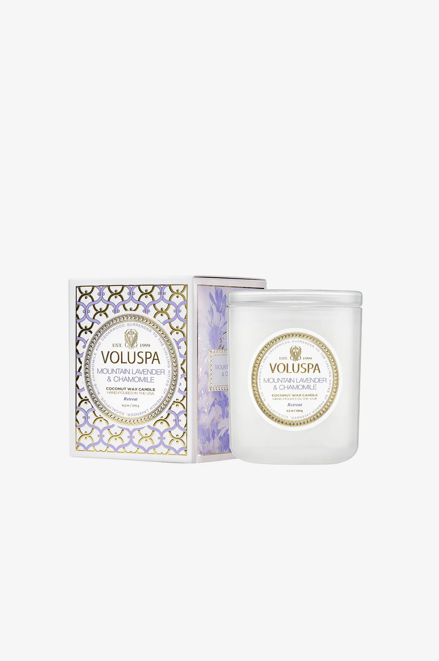 Mountain Lavender & Chamomile Classic Boxed Candle 60H