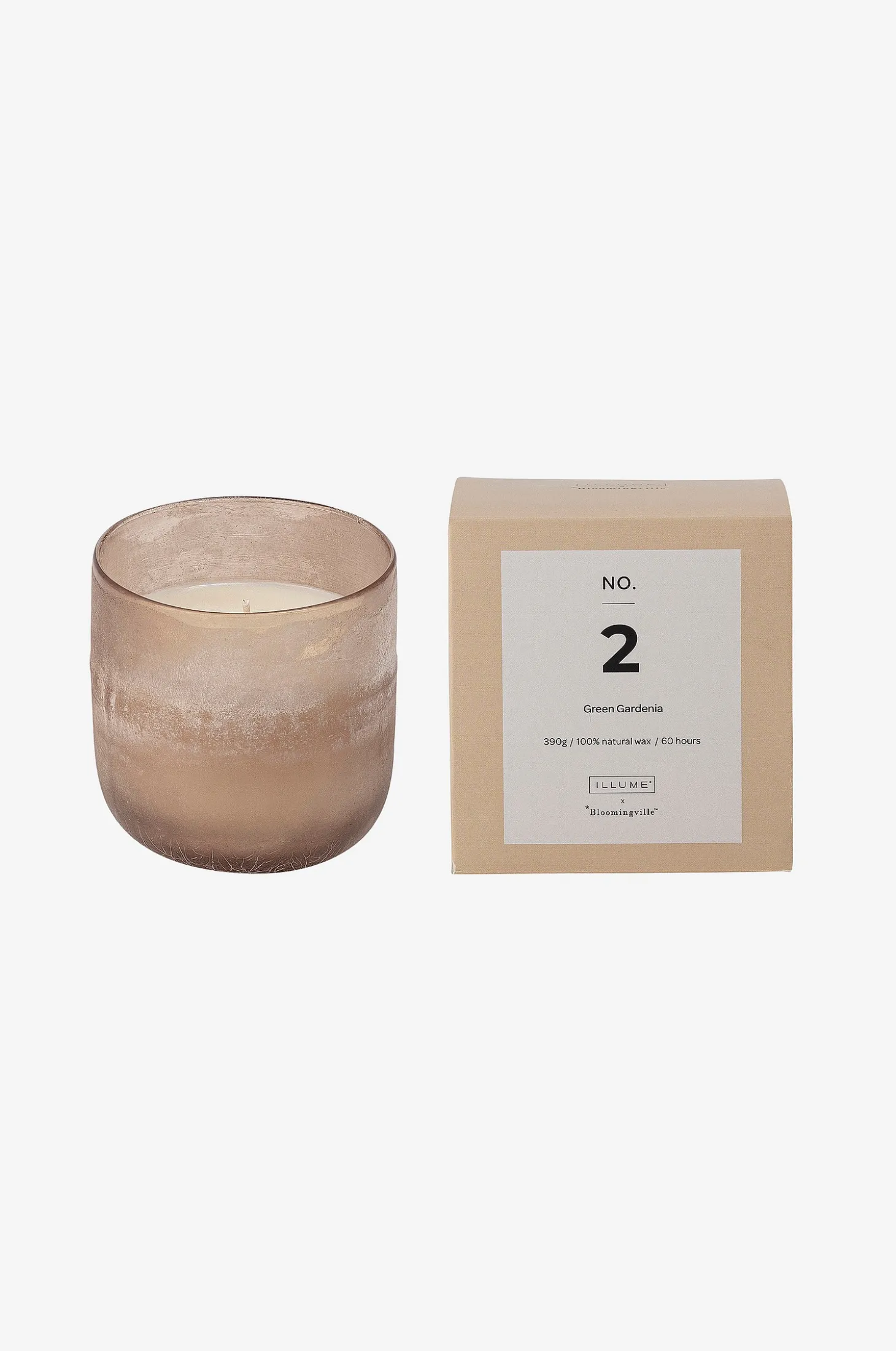 NO. 2 - Green Gardenia, tuoksukynttilä luonnonvahaa
