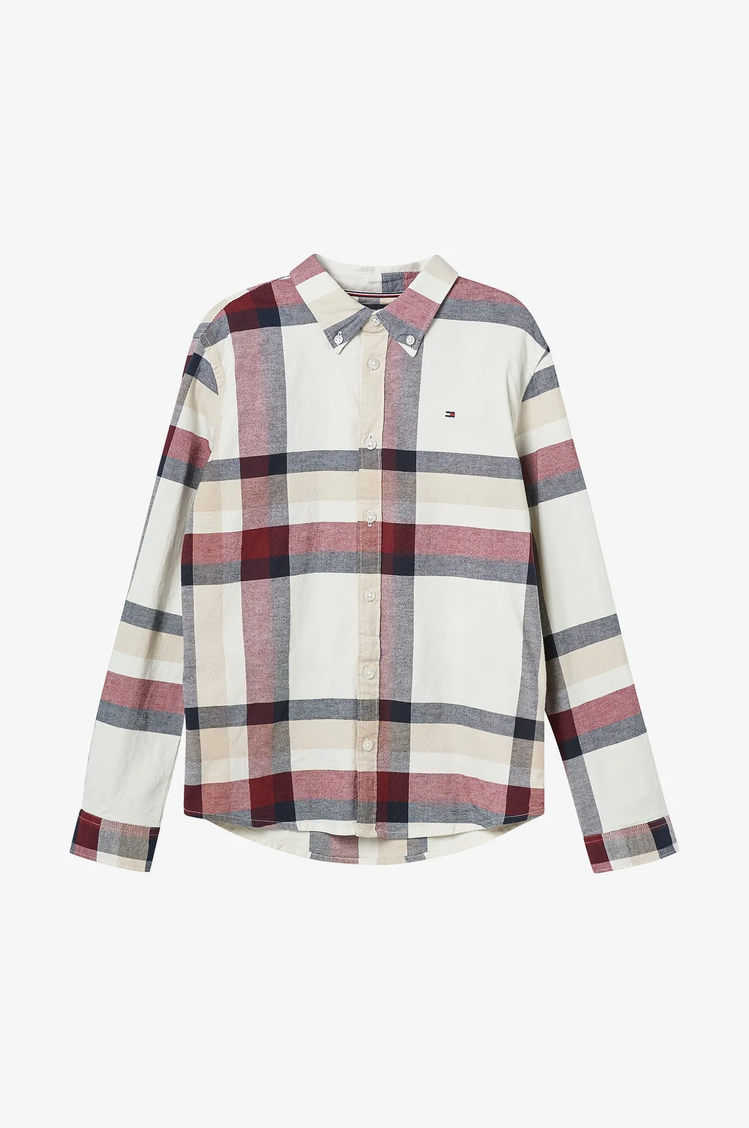 Paita Global Stripe Check Shirt L/S