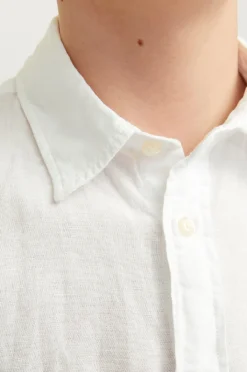 Paita jjeLinen Blend Shirt SS SN Jnr