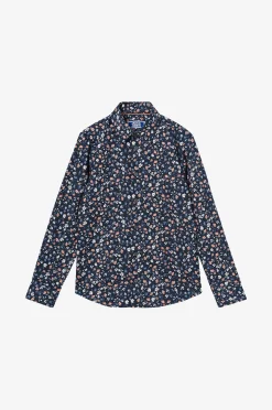 Paita jprBlanordic Print Shirt L/S Jnr