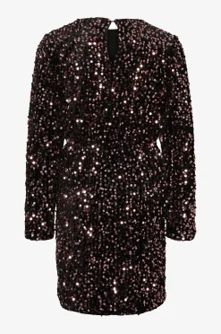 Paljettimekko vmBella Sequin LS Short Dress Jrs G