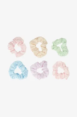 Pastel Scrunchies 6 Pcs