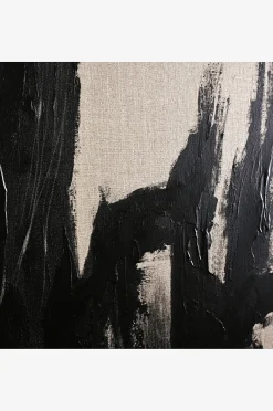 Pellavamaalaus / Without / 90x120 Cm / tammikehys