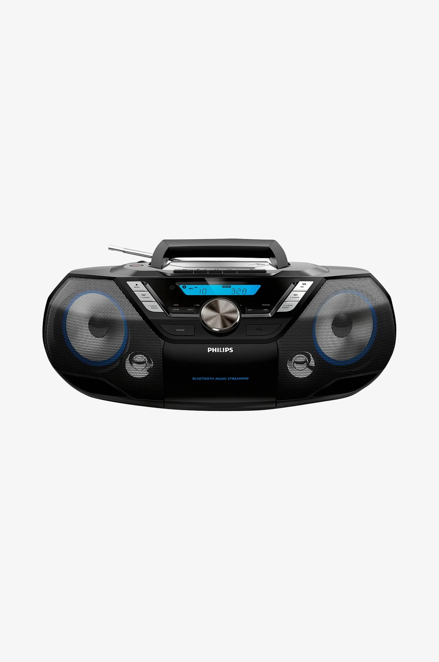 Philips CS Soundmachine Bluetooth, kasetti, USB ja radio