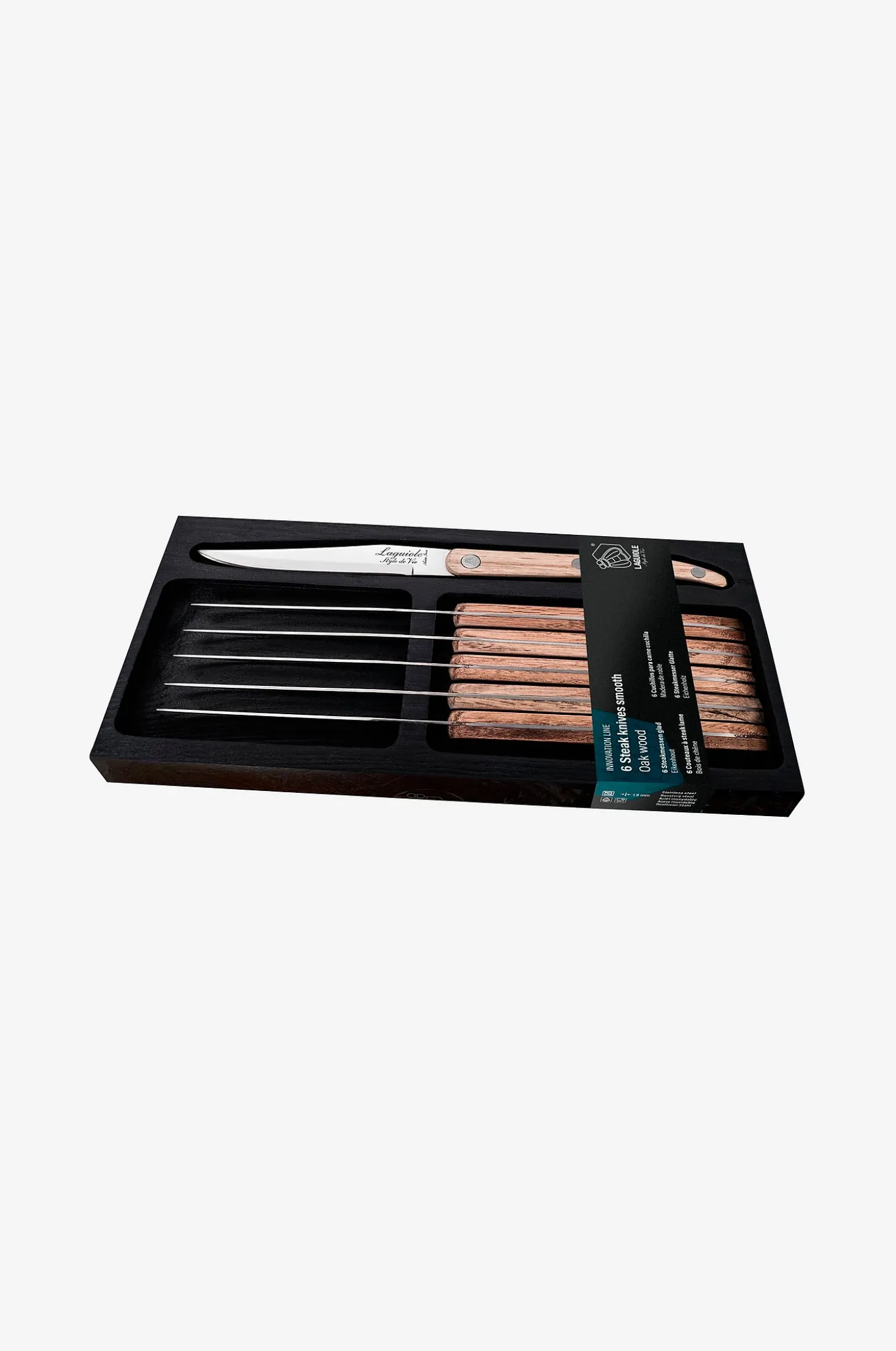 Pihviveitset sileä Set 6 kpl