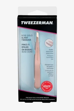 Pincett Rose Gold Slant Tweezer