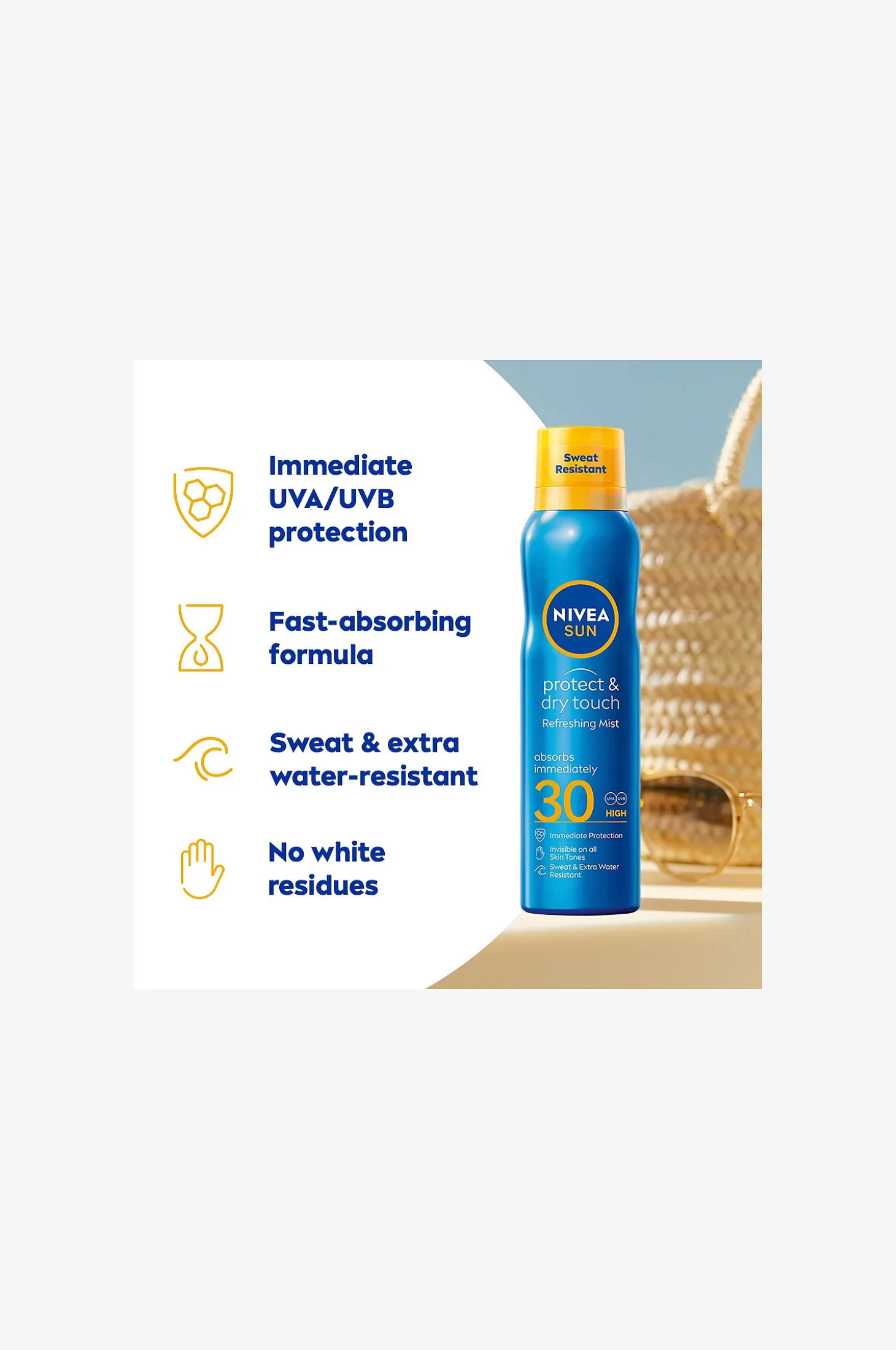 Protect & Dry Touch Sun Mist SPF 30 Nivea Sun 200 ml