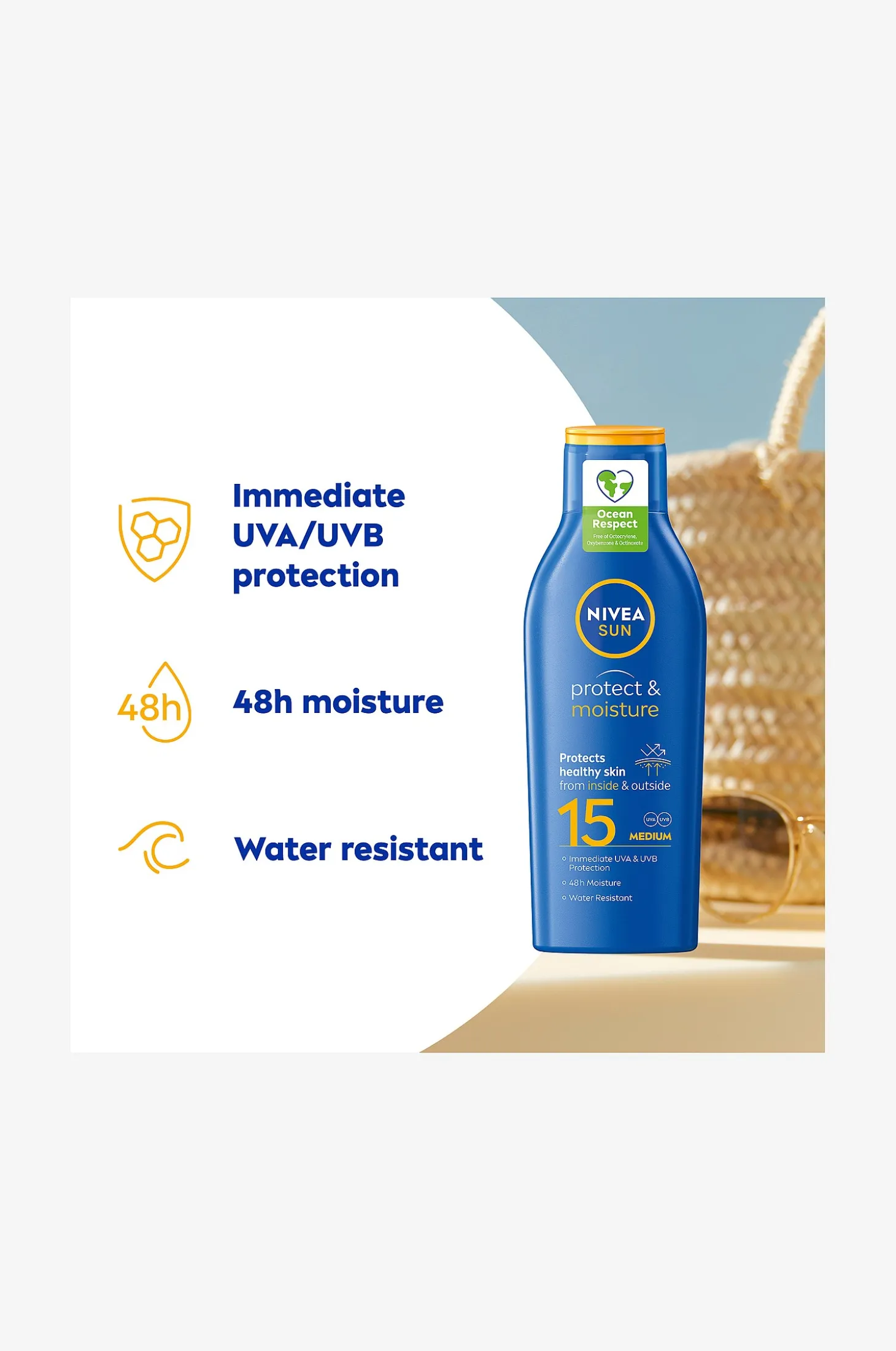 Protect & Moisture Sun Lotion SPF15 200 ml