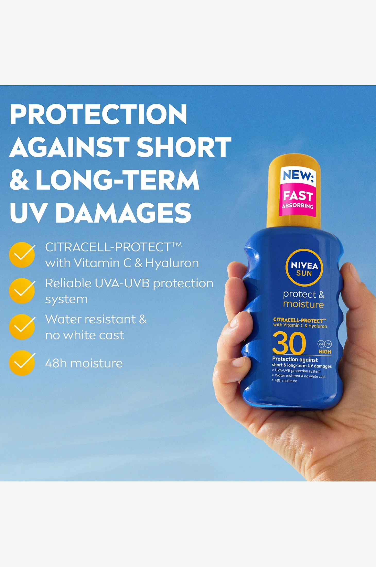 Protect & Moisture Sun Spray SPF30 200 ml