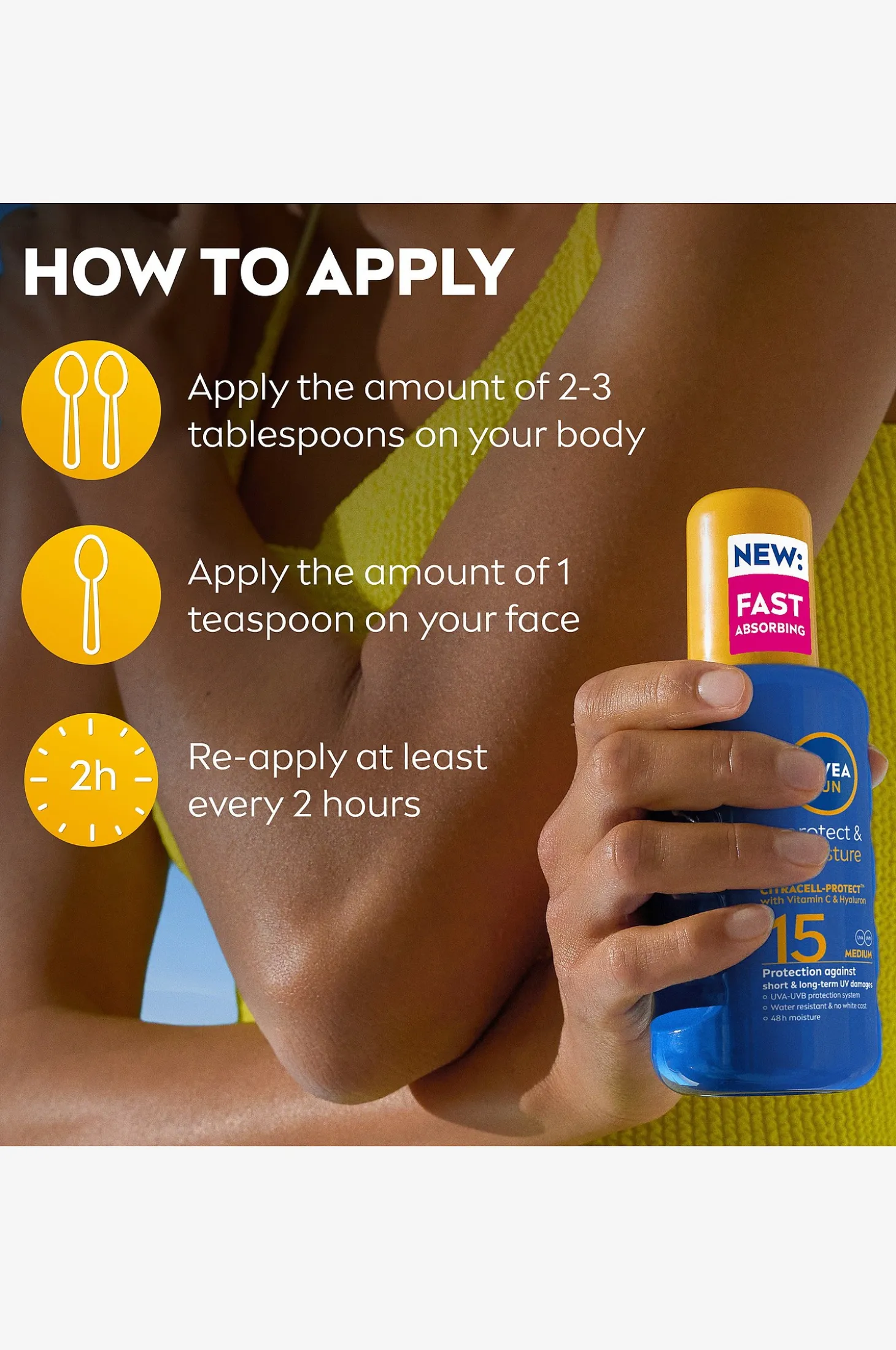 Protect & Moisture Sun Spray SPF15 200 ml