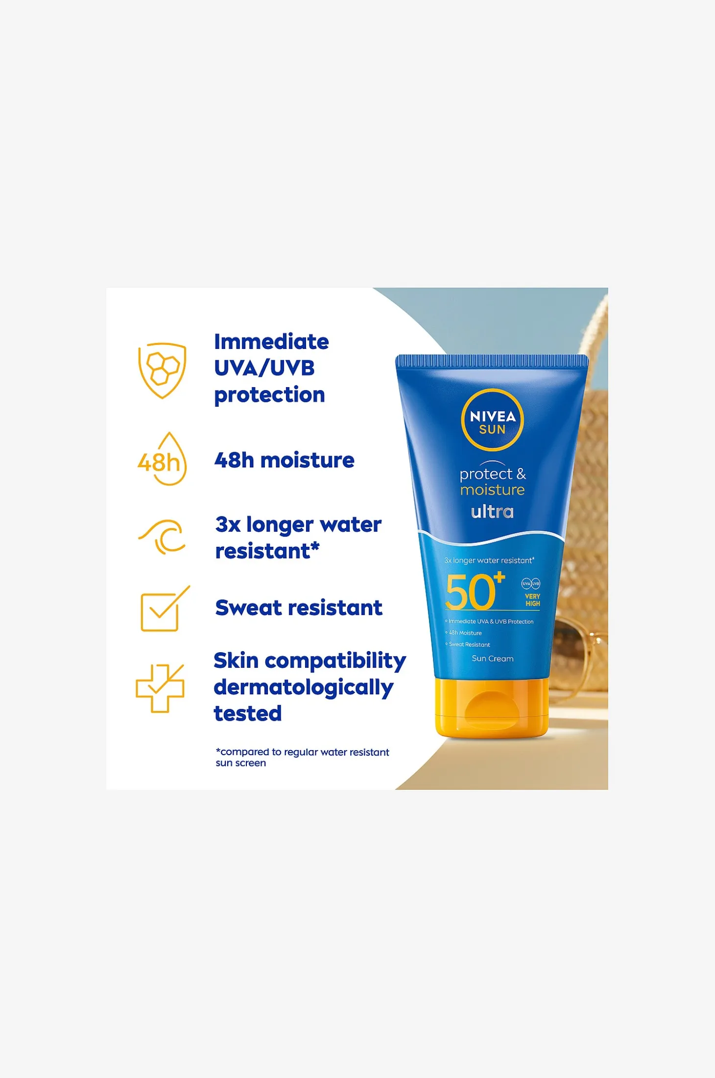 Protect & Moisture Ultra Sun Lotion SPF50+ 150 ml