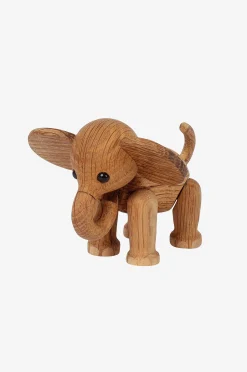 Puinen koriste Ella Elefantti-vauva 9 cm