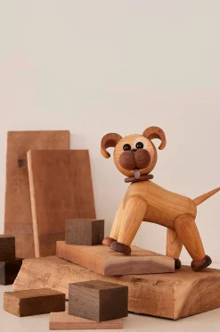 Puinen koristekoira Buddy, 20,5 cm