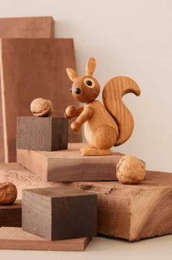 Puinen koristeorava Hazel, 11,5 cm