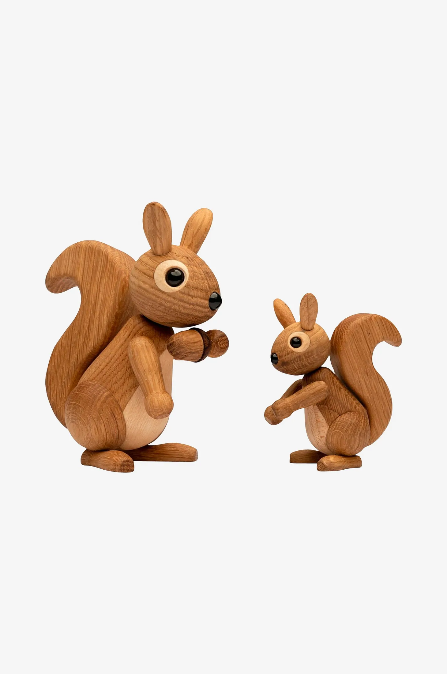 Puinen koriste, oravanpoikanen Peanut, 8,5 cm