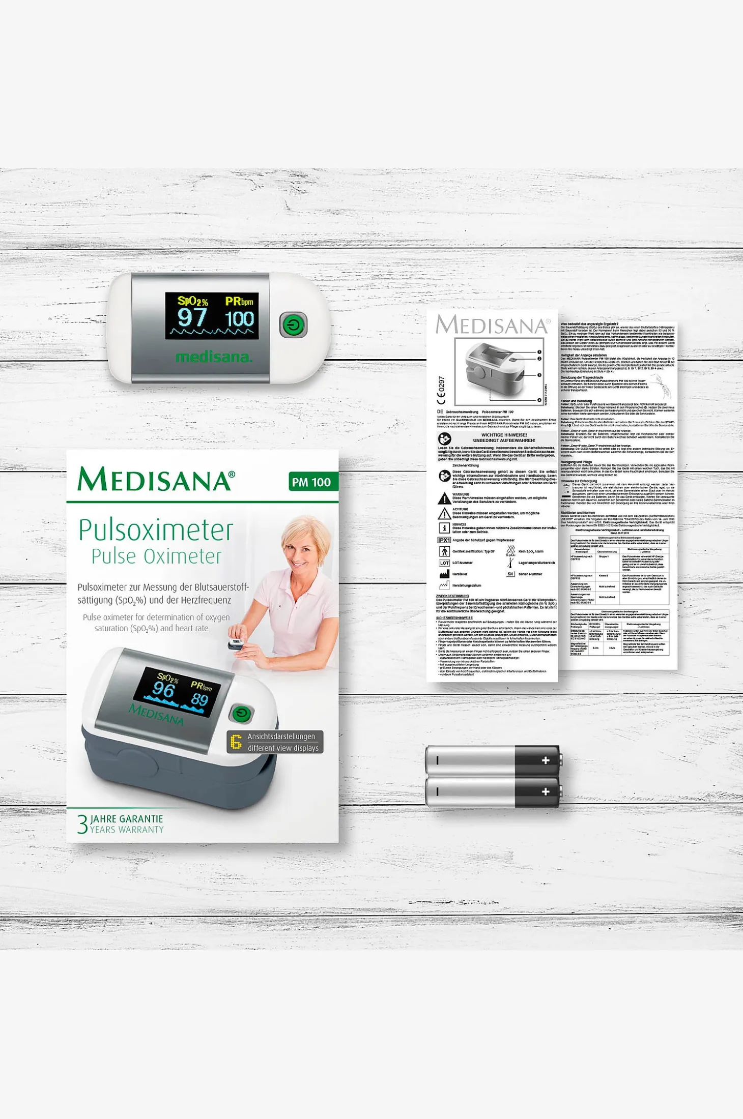 Pulssioksimetri PM100