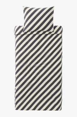 Pussilakanasetti Diagonal Stripe puuvilla 2 osaa