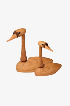 Puukoriste, joutsenen poikanen The Cygnet 13 cm