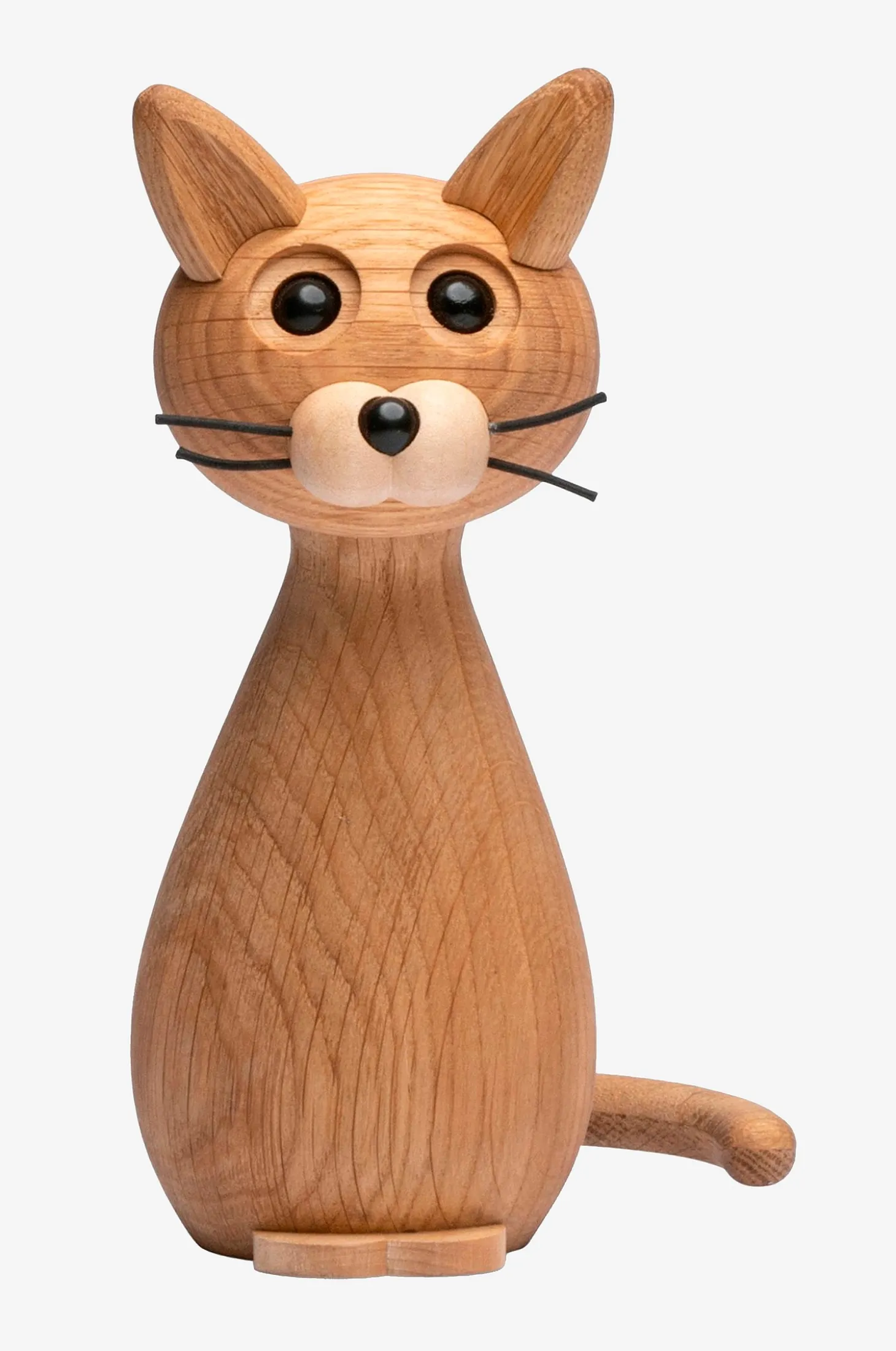 Puukoriste kissa Brave, 24 cm, tammea