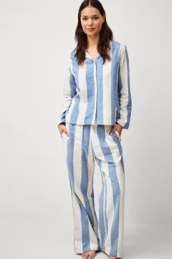 Pyjamapaita Valerie Block Stripe Long Sleeve