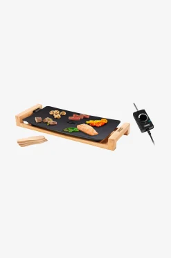 Pöytägrilli Table Chef Pure Black Bamboo 50 x 25 cm