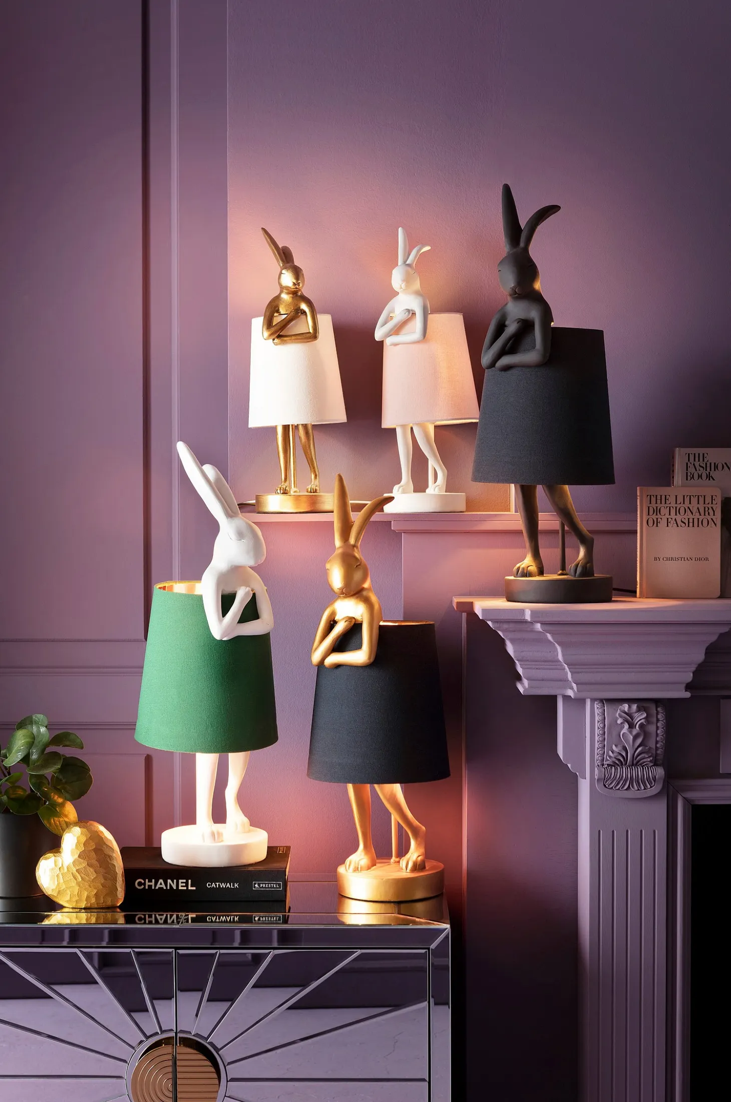 Pöytävalaisin Animal Rabbit 50