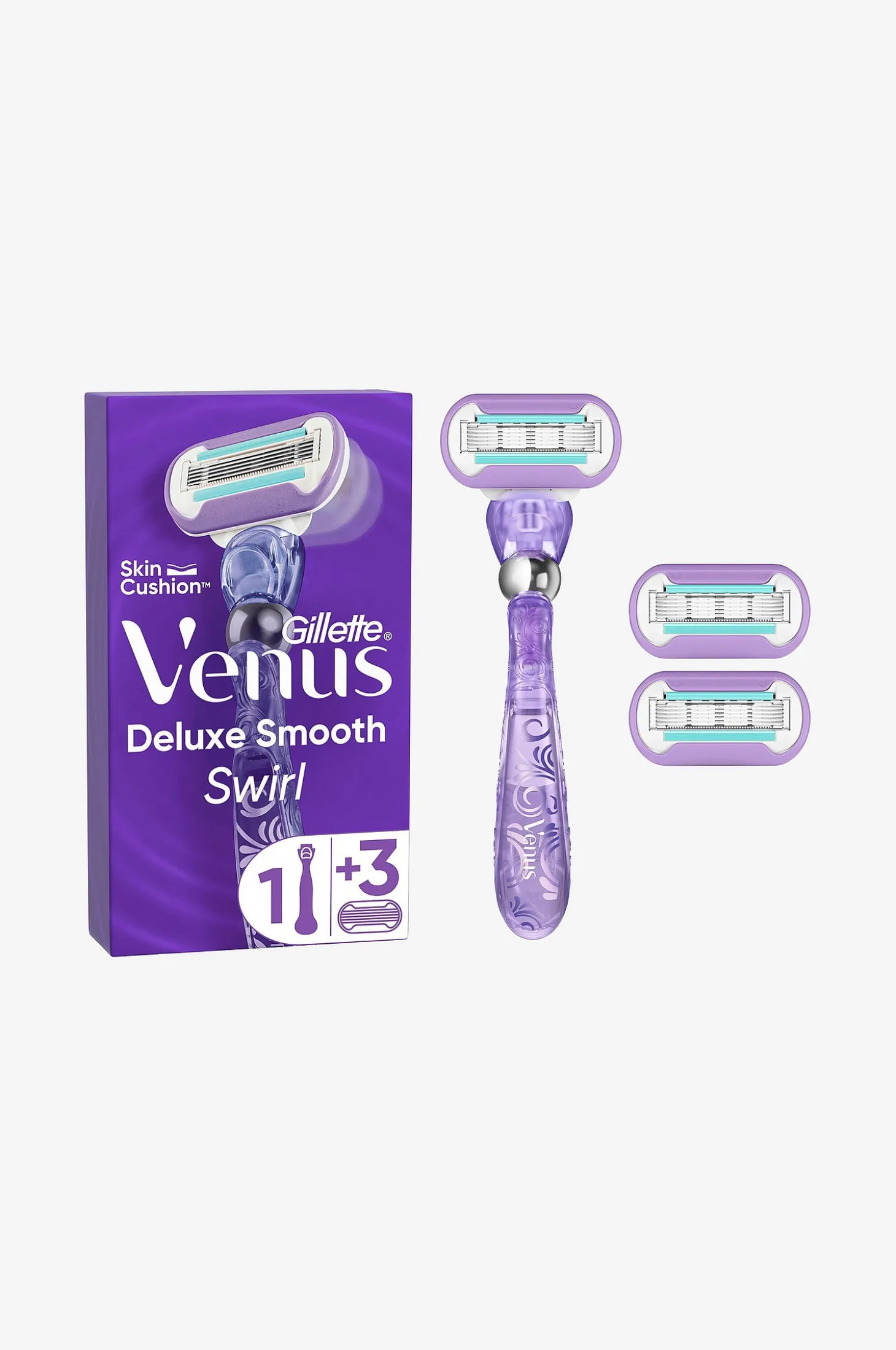 Razor Deluxe Smooth Swirl 3 partaveitsen terää
