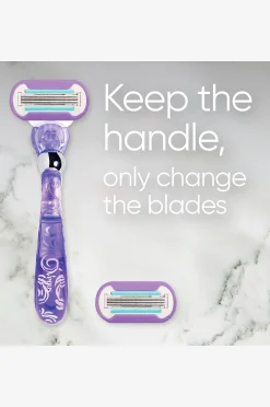 Razor Deluxe Smooth Swirl 3 partaveitsen terää