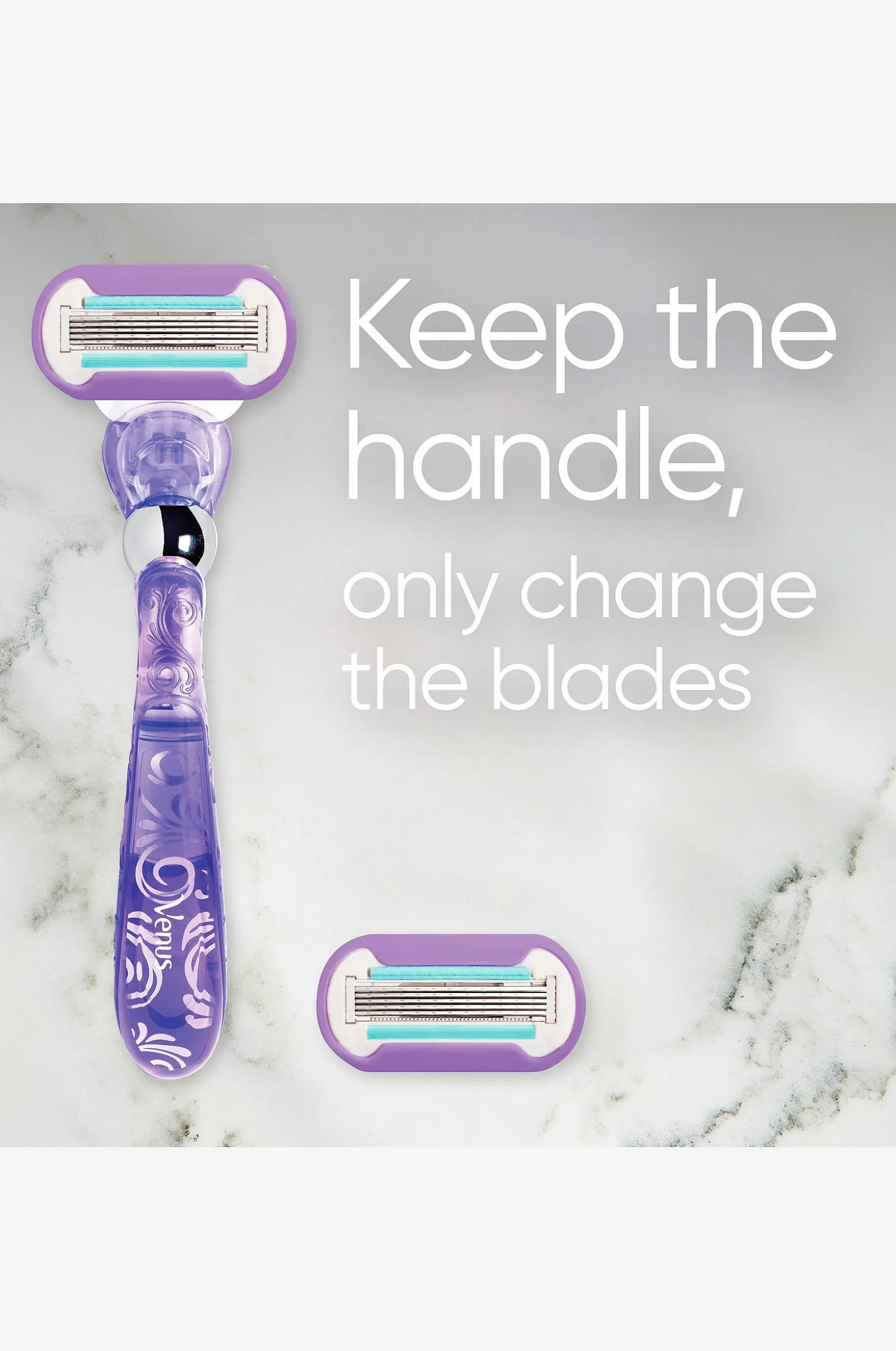 Razor Deluxe Smooth Swirl 3 partaveitsen terää