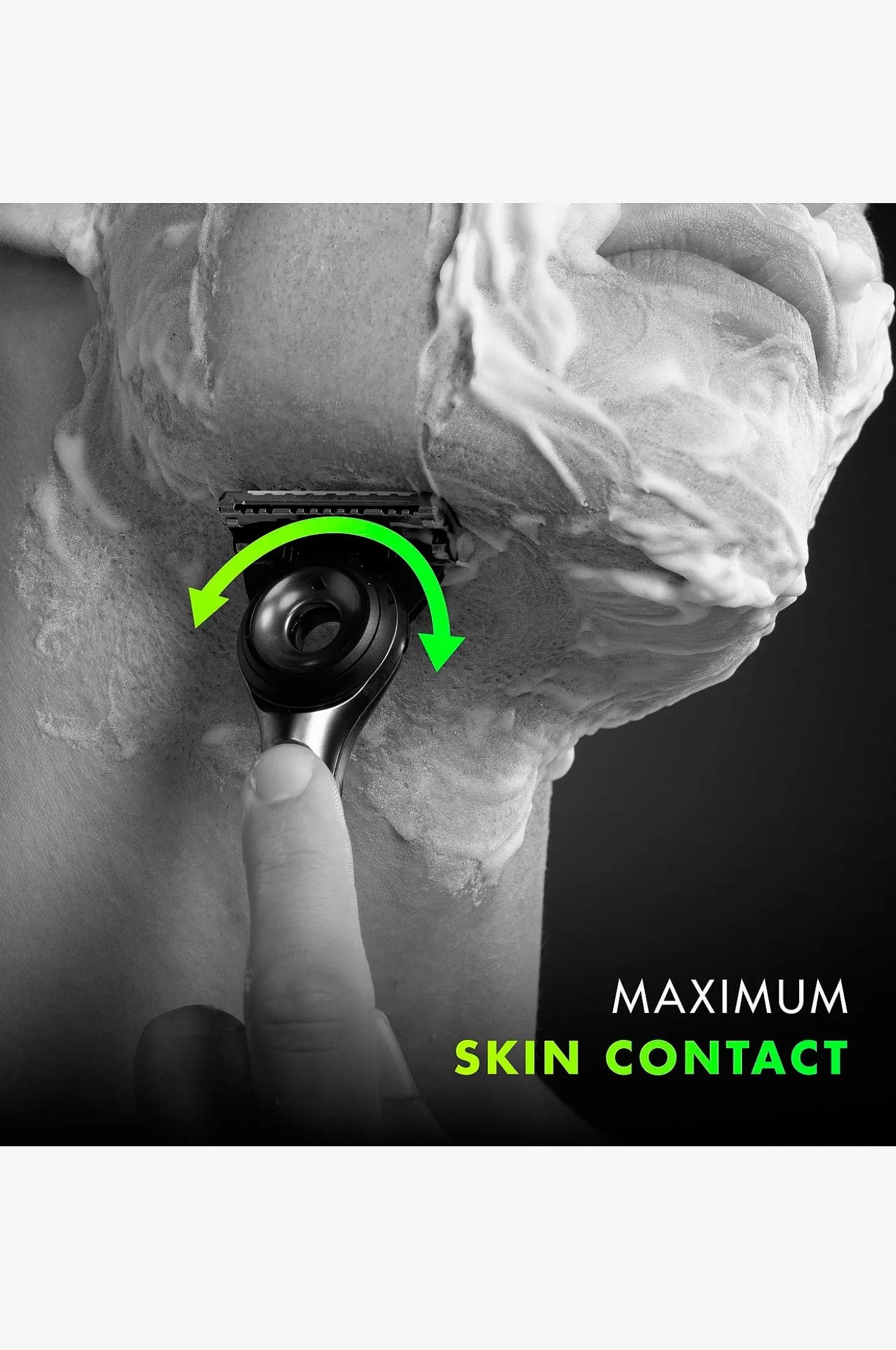 Razor Labs magneettijalustan, matkalaukun ja 5 partaterän kanssa