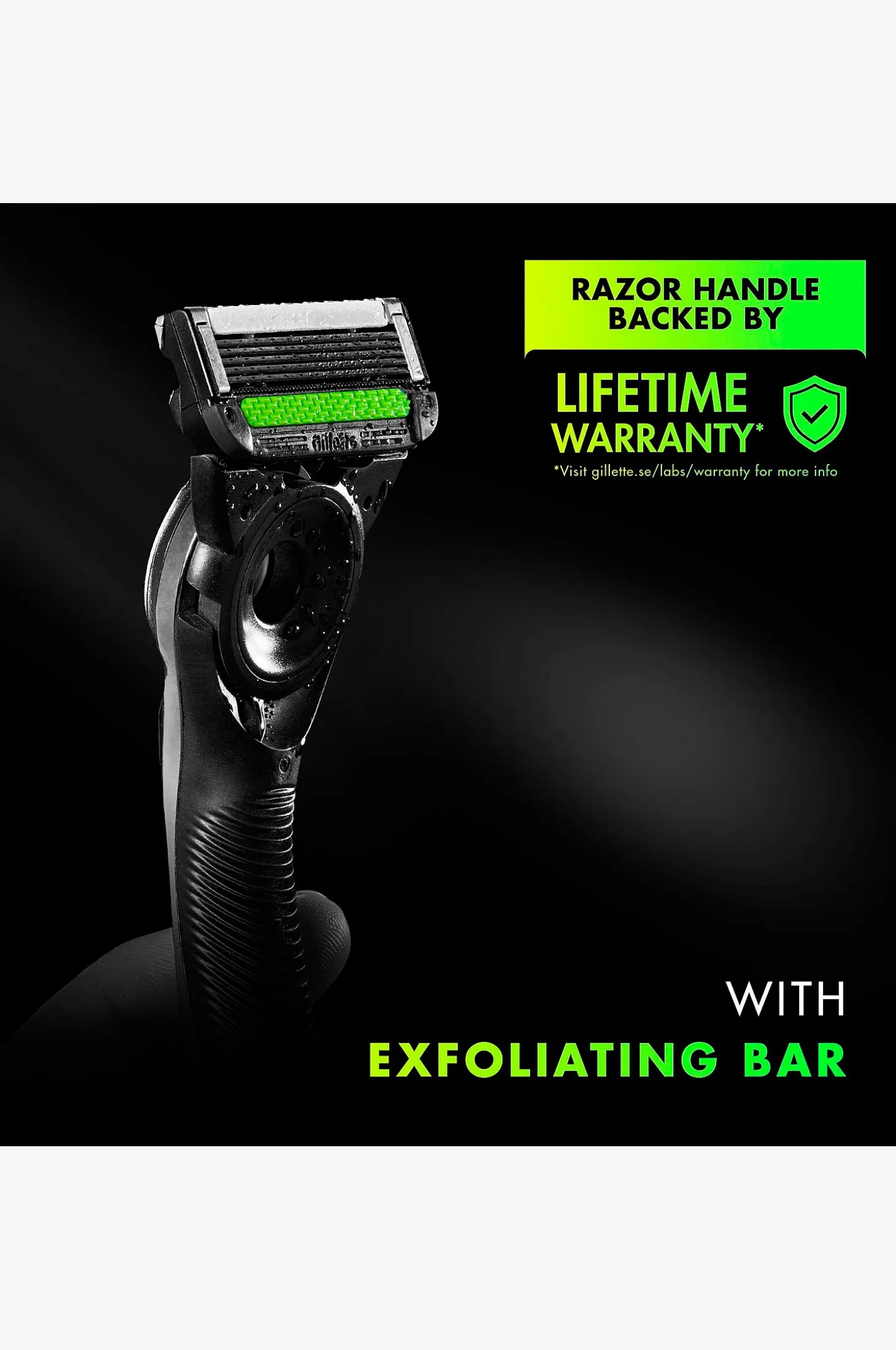 Razor Labs magneettijalustan, matkalaukun ja 5 partaterän kanssa