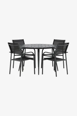 Ruokailuryhmä Break ja tuolit Santorini, 4 kpl