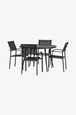 Ruokailuryhmä Break ja tuolit Santorini, 4 kpl