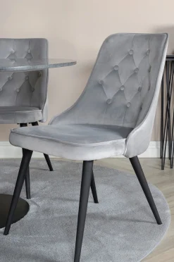 Ruokailuryhmä Estelle ja tuolit Velvet Deluxe, 4 kpl