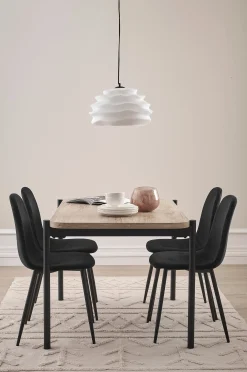 Ruokailuryhmä Gilda, jossa pöytä 120x80 cm + 4 tuolia