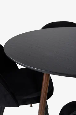 Ruokailuryhmä Plaza ja ruokapöydän tuolit Velvet, 4 kpl