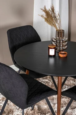 Ruokailuryhmä Plaza ja tuolit Gemma, 4 kpl