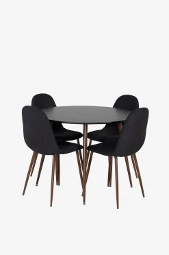 Ruokailuryhmä Plaza ja tuolit Polar, 4 kpl