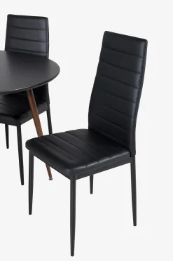 Ruokailuryhmä Plaza ja tuolit Slim, 4 kpl