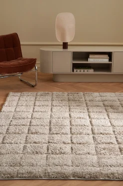 Ryijymatto Alba Check Shaggycarpet