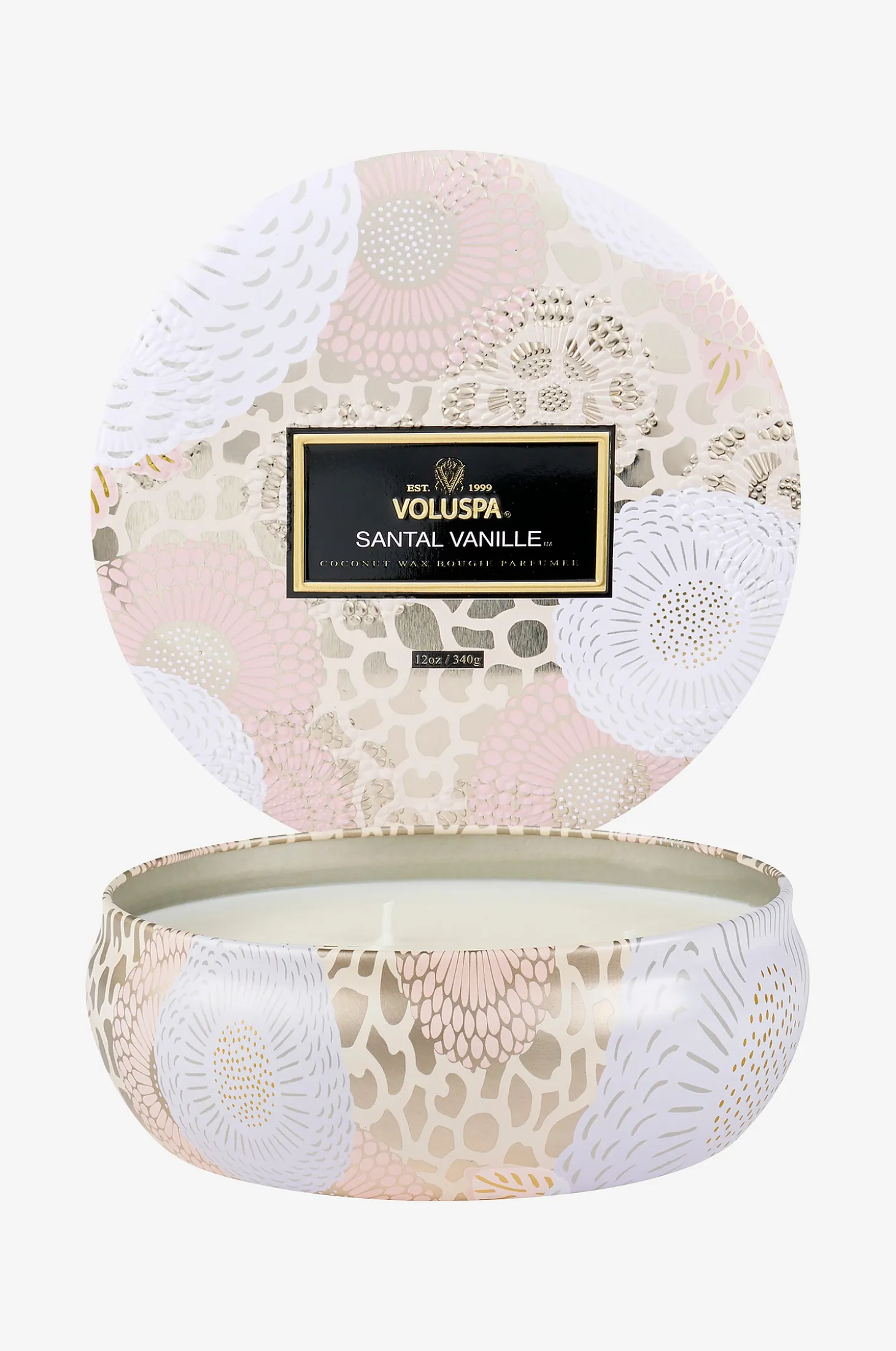 Santal Vanille - 3-Piikki Candle 40H