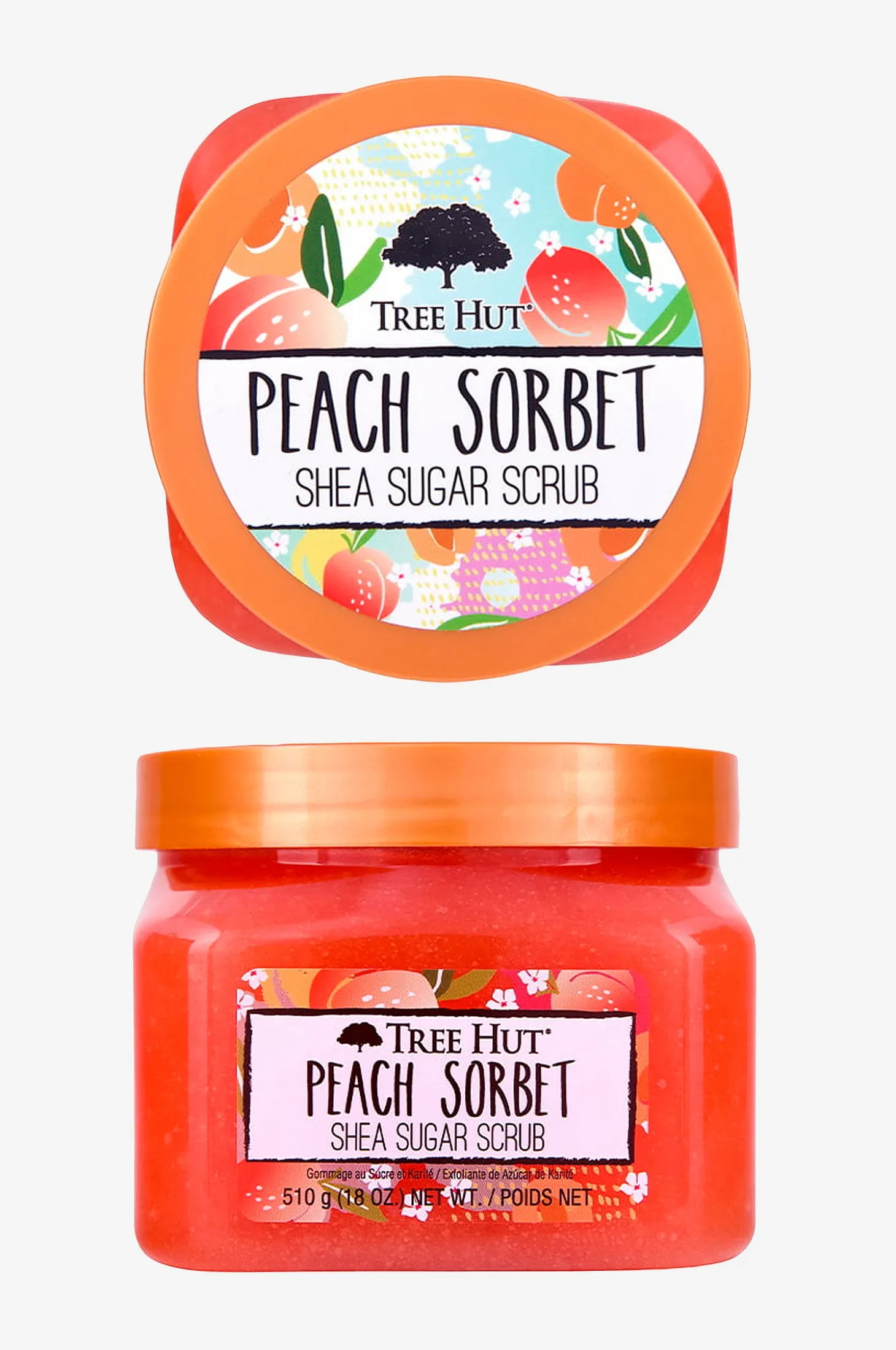 Shea Sugar Scrub Peach Sorbet