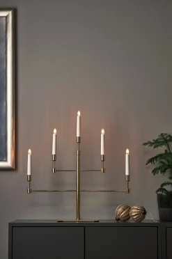 Sähkökynttelikkö Vide, korkeus 53 cm