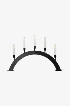 Sähkökynttelikkö Vind, korkeus 38 cm